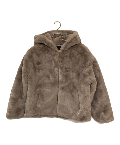 TATRAS（タトラス）TATRAS (タトラス) YUMOLA ファーブルゾン / ユモラ グレージュ サイズ:2の古着・服飾アイテム