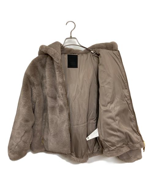 TATRAS（タトラス）TATRAS (タトラス) YUMOLA ファーブルゾン / ユモラ グレージュ サイズ:2の古着・服飾アイテム