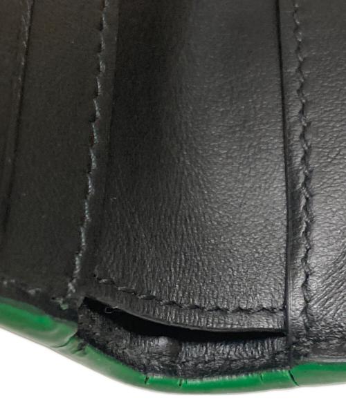 BOTTEGA VENETA（ボッテガベネタ）BOTTEGA VENETA (ボッテガベネタ) カセット 2つ折り財布札入れ ブラックの古着・服飾アイテム