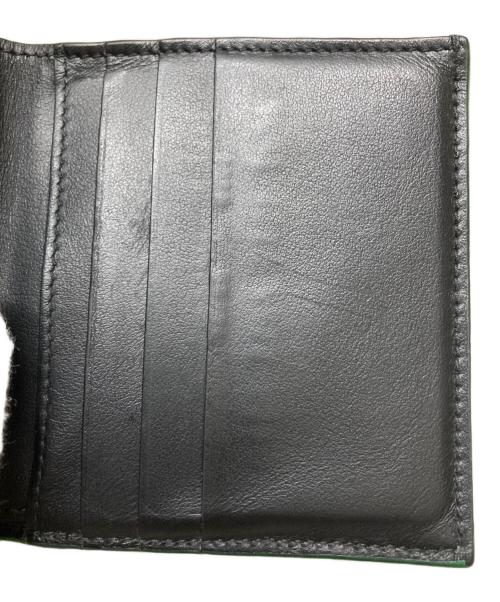 BOTTEGA VENETA（ボッテガベネタ）BOTTEGA VENETA (ボッテガベネタ) カセット 2つ折り財布札入れ ブラックの古着・服飾アイテム