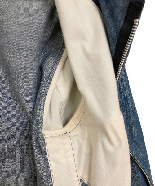 COMME des GARCONS COMME des GARCONS（コムデギャルソン コムデギャルソン）COMME des GARCONS COMME des GARCONS (コムデギャルソン コムデギャルソン) シャンブレーデニムライダースジャケット インディゴ サイズ:XSの古着・服飾アイテム