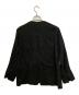 BABYLONE (バビロン) リネンノーカラージャケット ブラック サイズ:FREE 未使用品：8000円