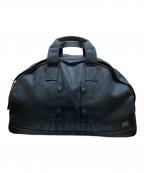 PORTERポーター）の古着「DRAWING ボストンバッグ」｜ネイビー