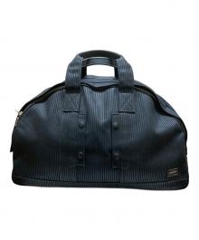 PORTER（ポーター）の古着「DRAWING ボストンバッグ」｜ネイビー