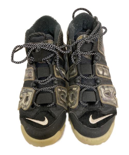 NIKE（ナイキ）NIKE (ナイキ) 歌川国芳 浮世絵AIR MORE UPTEMPO 96 カーキ×ブラック サイズ:28.5cmの古着・服飾アイテム