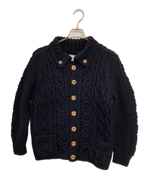 INVERALLAN（インバーアラン）INVERALLAN (インバーアラン) アランニットカーディガン ネイビー サイズ:不明の古着・服飾アイテム