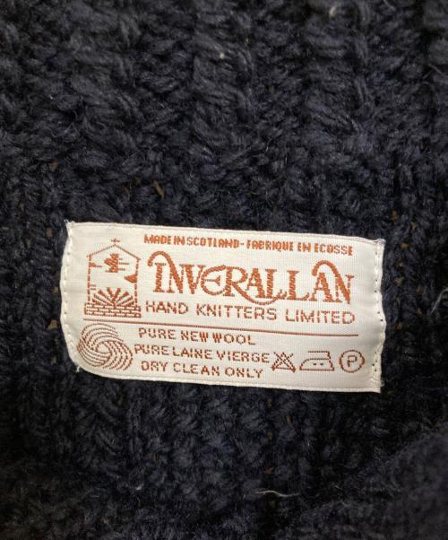 INVERALLAN（インバーアラン）INVERALLAN (インバーアラン) アランニットカーディガン ネイビー サイズ:不明の古着・服飾アイテム