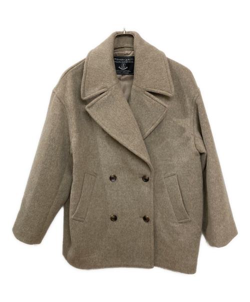 JOURNAL STANDARD（ジャーナルスタンダード）JOURNAL STANDARD (ジャーナルスタンダード) ウールアンゴラビックテーラーコート ベージュ サイズ:38の古着・服飾アイテム