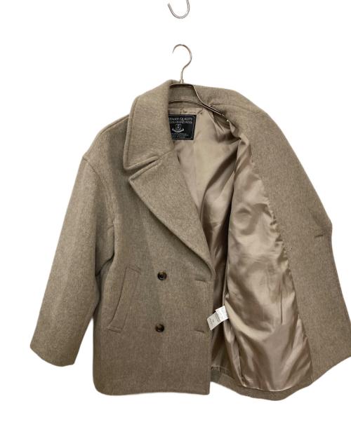 JOURNAL STANDARD（ジャーナルスタンダード）JOURNAL STANDARD (ジャーナルスタンダード) ウールアンゴラビックテーラーコート ベージュ サイズ:38の古着・服飾アイテム