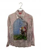 DIESELディーゼル）の古着「グラフィックシャツ」｜ピンク