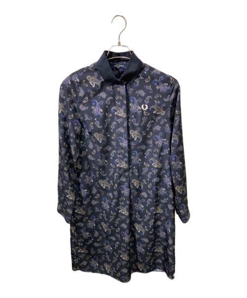 FRED PERRY（フレッドペリー）FRED PERRY (フレッドペリー) シャツワンピース ネイビー サイズ:UK8の古着・服飾アイテム
