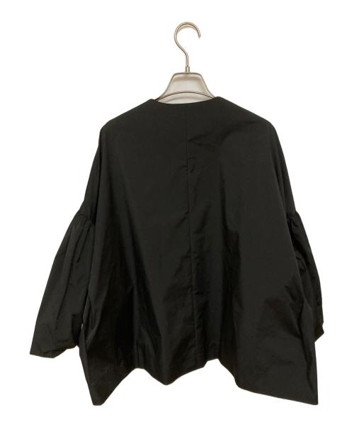 YORI（ヨリ）yori (ヨリ) 撥水タフタバルーンジャケット ブラック サイズ:FREEの古着・服飾アイテム