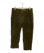 JUNYA WATANABE CdG MANジュンヤ ワタナベ コム デ ギャルソン マン）の古着「コーデュロイストレート トラウザー パンツ」｜カーキ