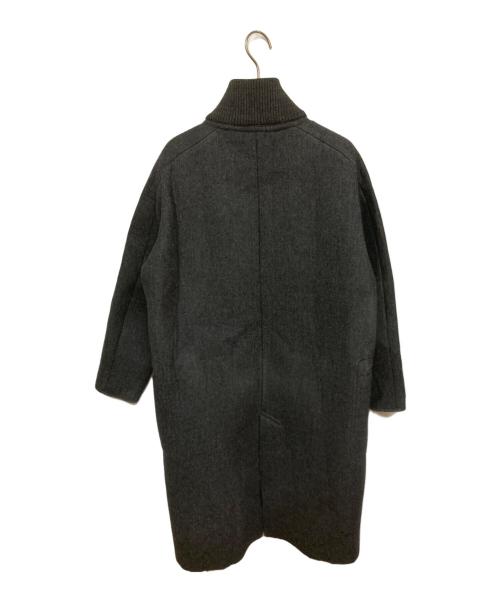 AK+1（エーケーワン）AK+1 (エーケーワン) ハイネック ボンディングコート グレー サイズ:Sの古着・服飾アイテム