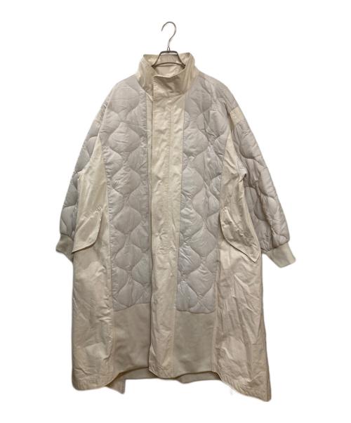 CIAOPANIC TYPY（チャオパニックティピー）CIAOPANIC TYPY (チャオパニックティピー) 切替マキシミリタリーコート ホワイト サイズ:FREEの古着・服飾アイテム