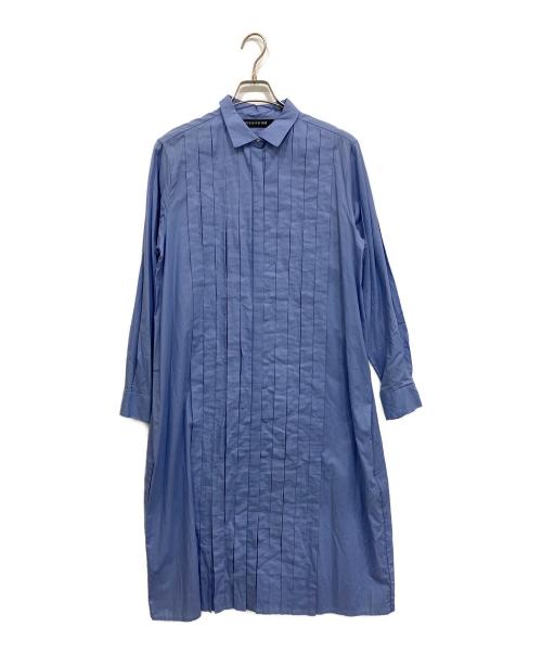 mizuiro-ind（ミズイロインド）mizuiro-ind (ミズイロインド) シャツワンピース ブルー サイズ:freeの古着・服飾アイテム