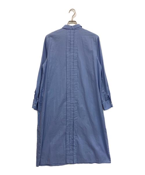 mizuiro-ind（ミズイロインド）mizuiro-ind (ミズイロインド) シャツワンピース ブルー サイズ:freeの古着・服飾アイテム