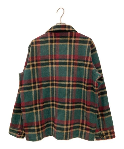 stussy（ステューシー）stussy (ステューシー) 古着チェックシャツジャケット グリーン×レッド サイズ:Lの古着・服飾アイテム
