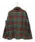 stussy (ステューシー) 古着チェックシャツジャケット グリーン×レッド サイズ:L：6000円