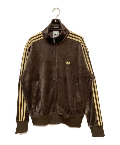 adidas Originals（アディダスオリジナル）adidas Originals (アディダスオリジナル) JOURNAL STANDARD (ジャーナルスタンダード) FB TT VELOUR/トラックジャケット ブラック サイズ:Mの古着・服飾アイテム