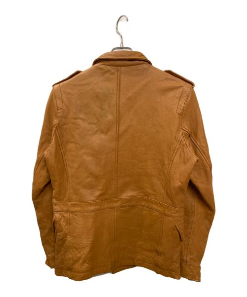 AVIREX（アヴィレックス）AVIREX (アヴィレックス) ラムスキン M-65レザージャケット ブラウン サイズ:Mの古着・服飾アイテム