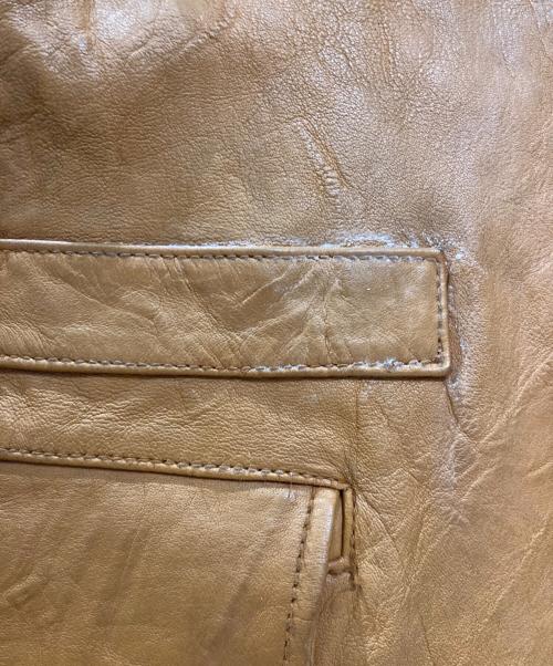 AVIREX（アヴィレックス）AVIREX (アヴィレックス) ラムスキン M-65レザージャケット ブラウン サイズ:Mの古着・服飾アイテム