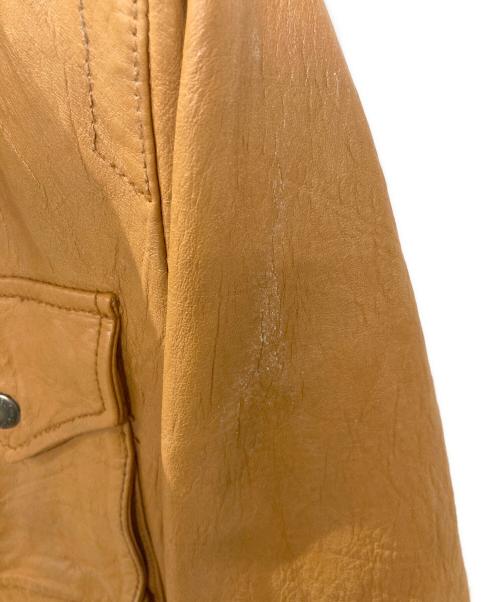 AVIREX（アヴィレックス）AVIREX (アヴィレックス) ラムスキン M-65レザージャケット ブラウン サイズ:Mの古着・服飾アイテム