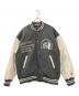 A BATHING APE（ア ベイシング エイプ）の古着「MULTI LOGO VARSITY DOWN JACKET」｜グレー