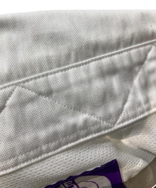 THE NORTHFACE PURPLELABEL（ザ・ノースフェイス パープルレーベル）THE NORTHFACE PURPLELABEL (ザ・ノースフェイス パープルレーベル) Cotton Polyester OX B.D. Shirt ホワイト サイズ:Mの古着・服飾アイテム