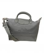 LONGCHAMPロンシャン）の古着「ル・プリアージュ 2WAYバッグ」｜グレー
