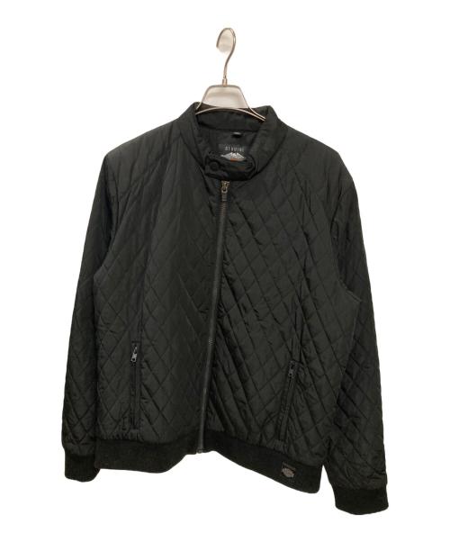 HARLEY-DAVIDSON（ハーレーダビッドソン）HARLEY-DAVIDSON (ハーレーダビッドソン) キルティングジャケット ブラック サイズ:Lの古着・服飾アイテム