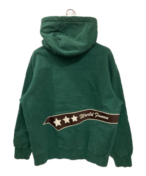 SUPREME（シュプリーム）SUPREME (シュプリーム) Tail Hooded Sweatshirt グリーン サイズ:Lの古着・服飾アイテム