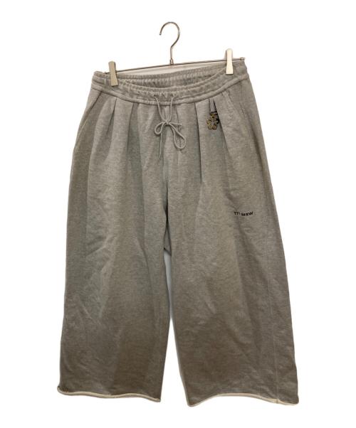 TTT MSW（ティー モダンストリートウェア）TTT MSW (ティー モダンストリートウェア) Wide sweat pants / ワイドスウェットパンツ グレー サイズ:XLの古着・服飾アイテム