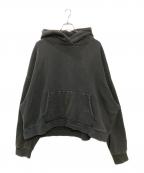 entire studiosエンタイアスタジオ）の古着「HEAVY HOOD/フェード加工パーカー」｜ブラック
