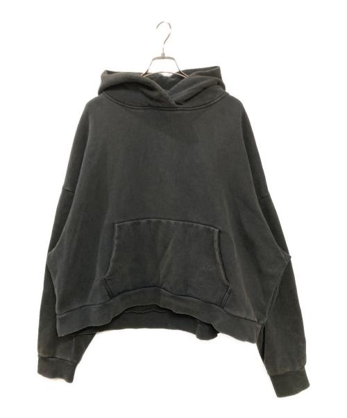 entire studios（エンタイアスタジオ）entire studios (エンタイアスタジオ) HEAVY HOOD/フェード加工パーカー ブラック サイズ:XLの古着・服飾アイテム