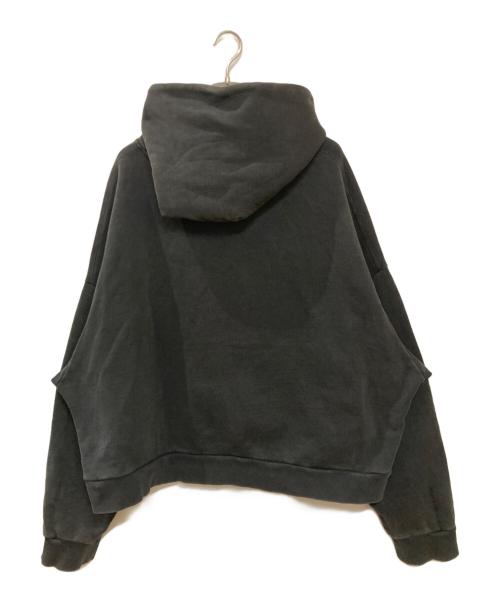 entire studios（エンタイアスタジオ）entire studios (エンタイアスタジオ) HEAVY HOOD/フェード加工パーカー ブラック サイズ:XLの古着・服飾アイテム