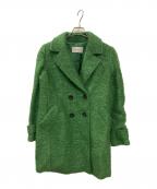 MARELLAマレーラ）の古着「モヘヤブレンドハーフコート」｜グリーン