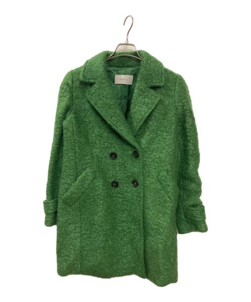 MARELLA（マレーラ）MARELLA (マレーラ) モヘヤブレンドハーフコート グリーン サイズ:42の古着・服飾アイテム