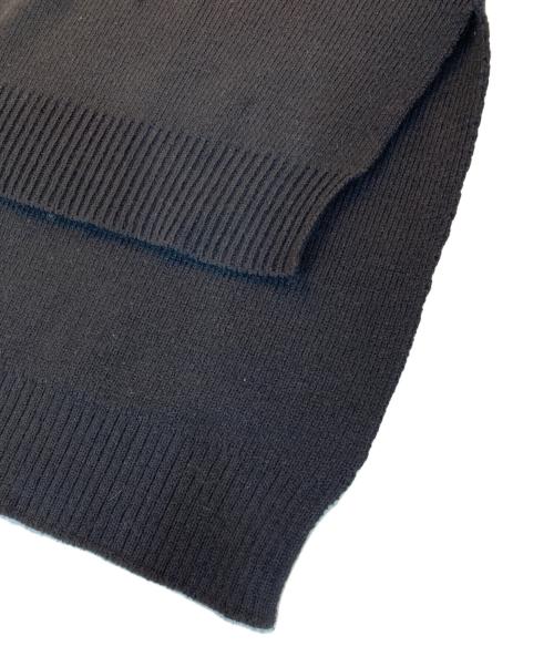 CDG（シーディージー）CDG (シーディージー) サイドスリットバックロゴニット ブラック サイズ:XLの古着・服飾アイテム