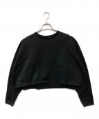 LOHENローヘン）の古着「ボキシーラインクロップドロンT」｜ブラック