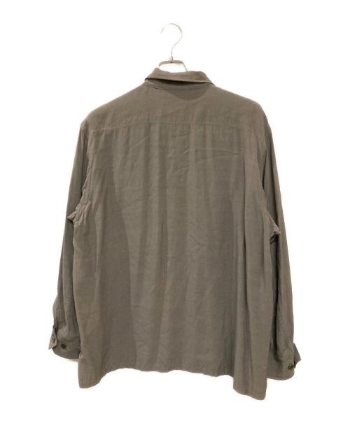 ULTERIOR（アルテリア）ULTERIOR (アルテリア) レーヨンリップストップミリタリーブルゾン ブラウン サイズ:3の古着・服飾アイテム