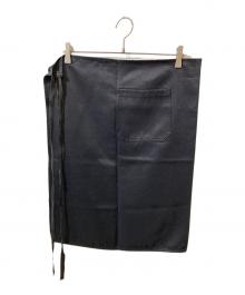 Martin Margiela 6（マルタンマルジェラ 6）の古着「01SS 巻きエプロン / スカート」｜ブラック