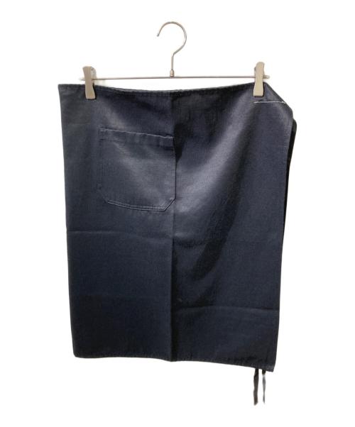 Martin Margiela 6（マルタンマルジェラ 6）Martin Margiela 6 (マルタンマルジェラ 6) 01SS 巻きエプロン / スカート ブラック サイズ:38の古着・服飾アイテム