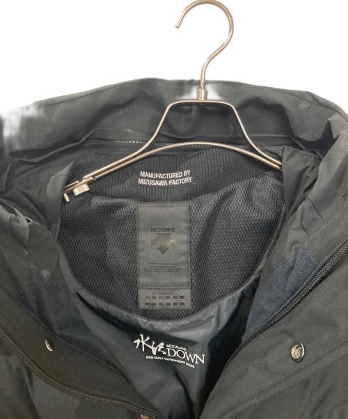 DESCENTE ALLTERRAIN（デザイント オルテライン）Descente ALLTERRAIN (デザイント オルテライン) Beaver (ビーバー) 55th 別注 MIZUSAWA DOWN VECTOR ブラック サイズ:Lの古着・服飾アイテム