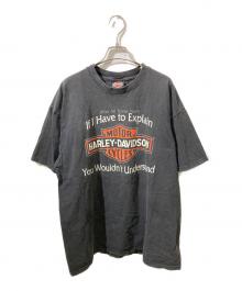 HARLEY-DAVIDSON（ハーレーダビッドソン）の古着「プリントTシャツ」｜グレー