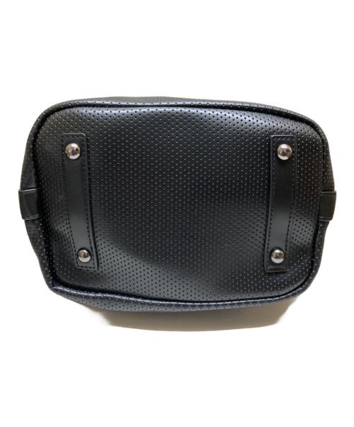 1piu1uguale3（ウノピュウノウグァーレトレ）1piu1uguale3 (ウノピュウノウグァーレトレ) 113 GOLF KINCHAKU / 巾着タイプ ハンドバッグ ブラックの古着・服飾アイテム