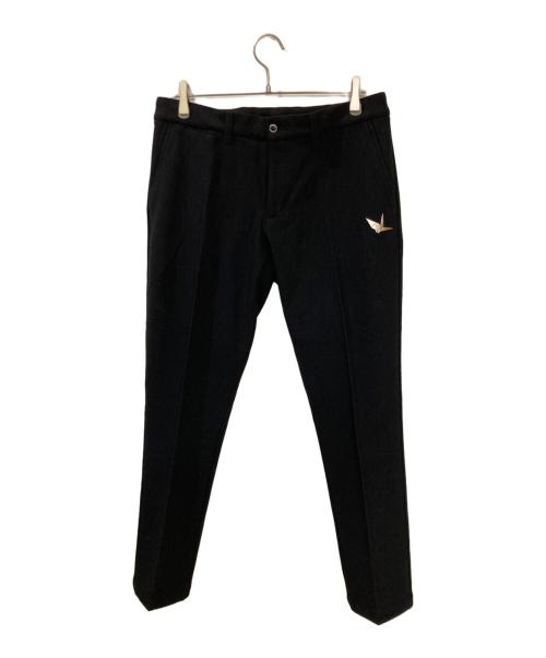 1piu1uguale3（ウノピュウノウグァーレトレ）1piu1uguale3 (ウノピュウノウグァーレトレ) ストレッチゴルフパンツ ブラック サイズ:6の古着・服飾アイテム