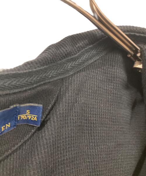 POLO RALPH LAUREN（ポロ・ラルフローレン）POLO RALPH LAUREN (ポロ・ラルフローレン) スウェットフードベスト ブラック サイズ:Sの古着・服飾アイテム