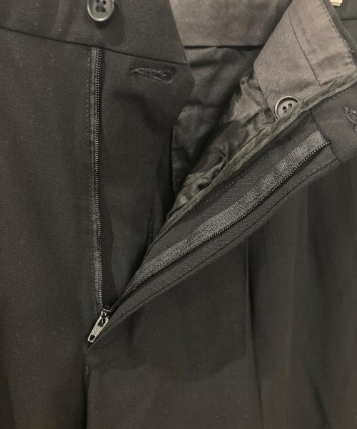 EMPORIO ARMANI（エンポリオ アルマーニ）EMPORIO ARMANI (エンポリオ アルマーニ) 90S ウールタックスラックス ブラック サイズ:44の古着・服飾アイテム