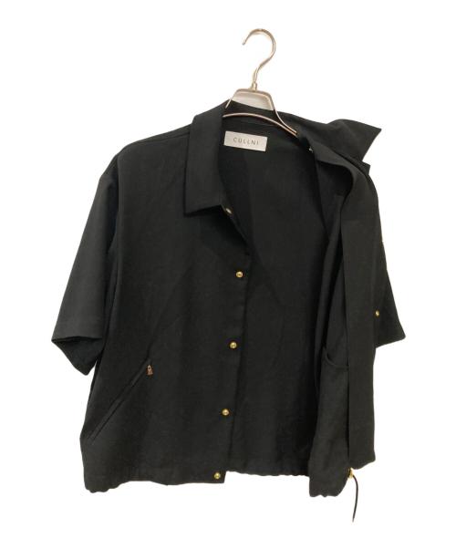 CULLNI（クルニ）CULLNI (クルニ) 別注 SHORT SLEEVE COACH JACKET ブラック サイズ:1の古着・服飾アイテム